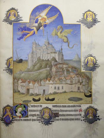 Les Très Riches Heures du duc de Berry, Le Mont Saint-Michel